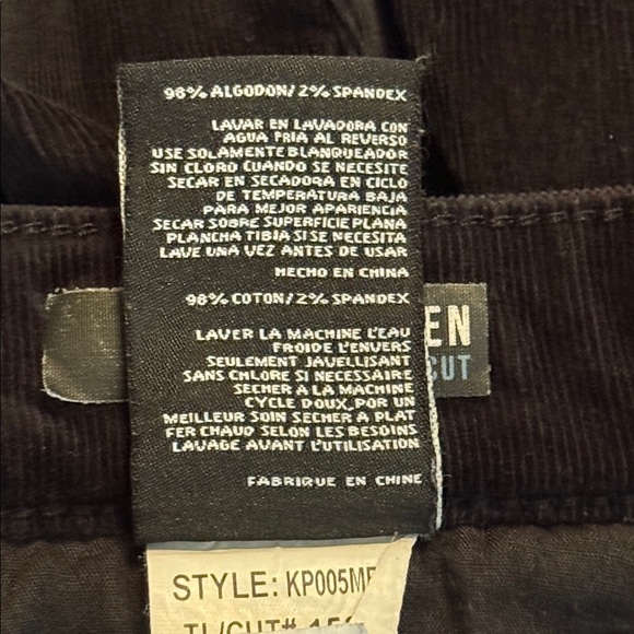 Kut From The Kloth Women's Black Karen Baby Bootcut Corduroy Jeans Size 8 - Picture 12 of 13